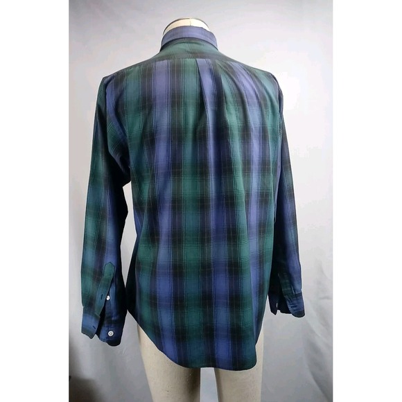 Vintage Lord & Taylor Plaid Shirt Men's Size Large Long Sleeve Button Down Shirt - Picture 2 of 8